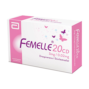 FEMELLE 20 CD 28 TBS (P)23576(SC)(SF) - VENTA CON FORMULA MEDICA - REG. INVIMA 2019M-0008489-R1