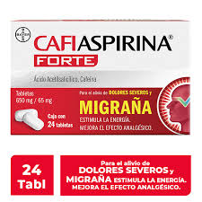 CAFIASPIRINA FORTE 650MG 12 TAB - VENTA CON FORMULA MEDICA