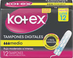 TAMPONES DIG.KOTEX MED PAGUE 10 LLEVE 12 - REG. INVIMA NSOA01941-12CO