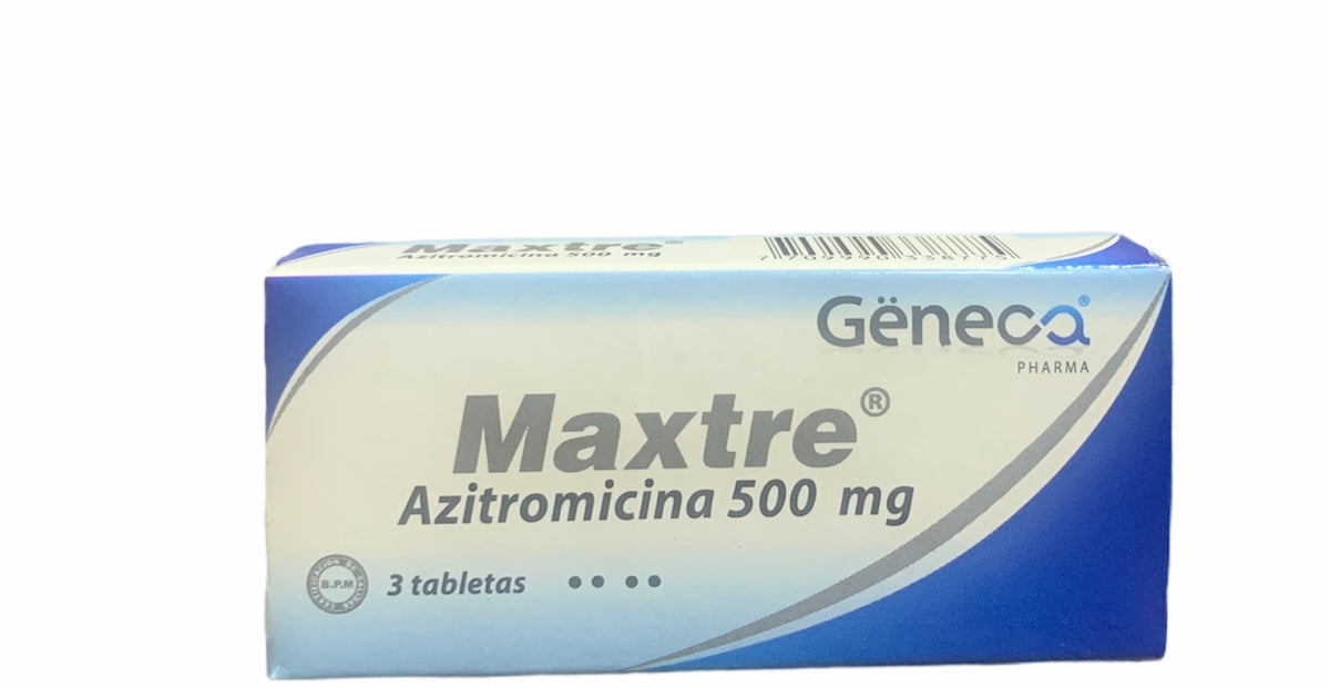MAXTRE 500 MG 3 TAB/AZITROMICINA 500 MG