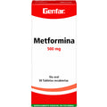 METFORMINA 500 MG 30 TABLETAS GENFAR