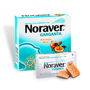 NORAVER PASTILLAS NARANJA MIEL 12 TBS - REG. INVIMA 2023M-0002754-R2