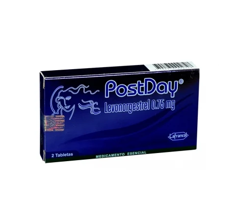 POSTDAY 0.75 MG 8 TABLETAS (3%+)(M)57891 - VENTA CON FORMULA MEDICA