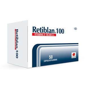 RETIBLAN 100 MG X 50 CÁPSULAS