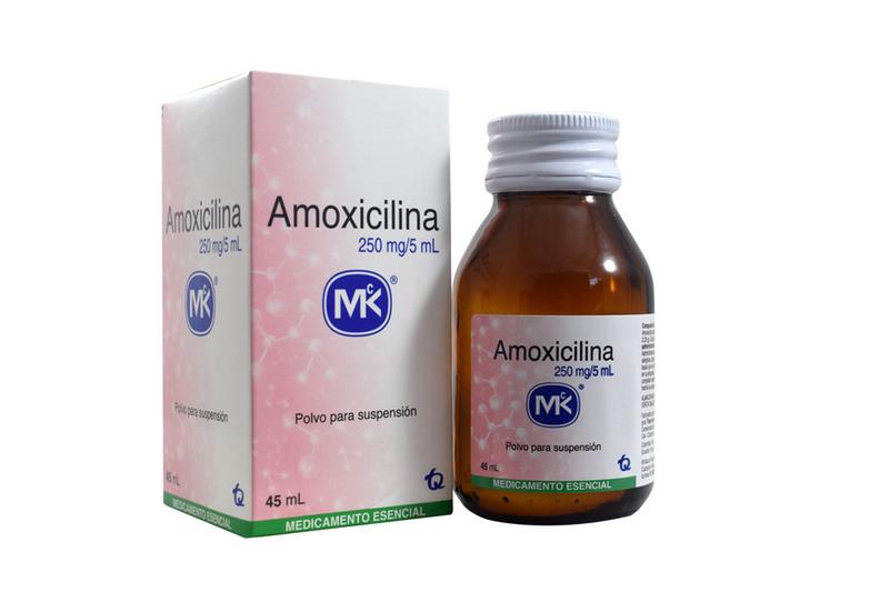 AMOXICILINA 250 MG SUSPENSION 45 ML MK - VENTA CON FORMULA MEDICA - REG. INVIMA 2020M-000667-R4