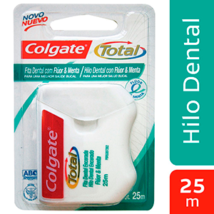 HILO DENTAL COLGATE TOTAL F.MENTA 25 MTS