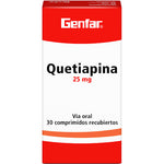 QUETIAPINA 25 MG 30 TBS GF (M)13950 - VENTA CON FORMULA MEDICA - REG. INVIMA 2021M-0011105-R2